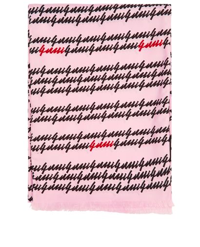 Gucci Logo Scribble Scarf, front view
